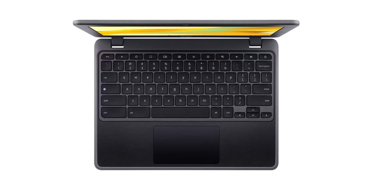 Acer 511 C736-TCO-C4QK Intel® N N100 Chromebook 11.6" HD 8 GB LPDDR5-SDRAM 32 GB Flash Wi-Fi 6E (802.11ax) ChromeOS Black