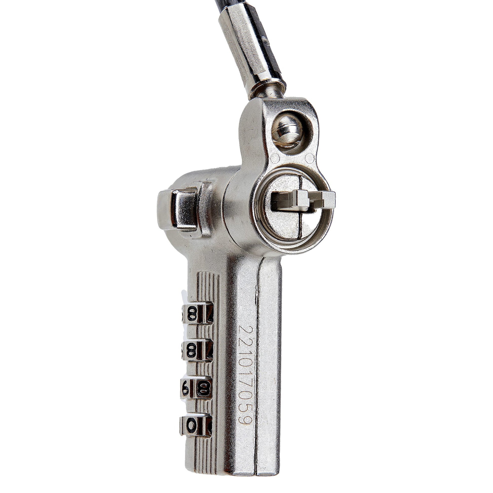 StarTech.com UNIVCS-LAPTOP-LOCK cable lock Black, Silver 78.7" (2 m)