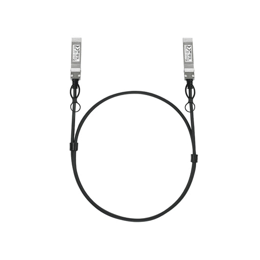 TP-Link Omada SM6220-1M InfiniBand/fibre optic cable 39.4" (1 m) SFP28 Black, Silver