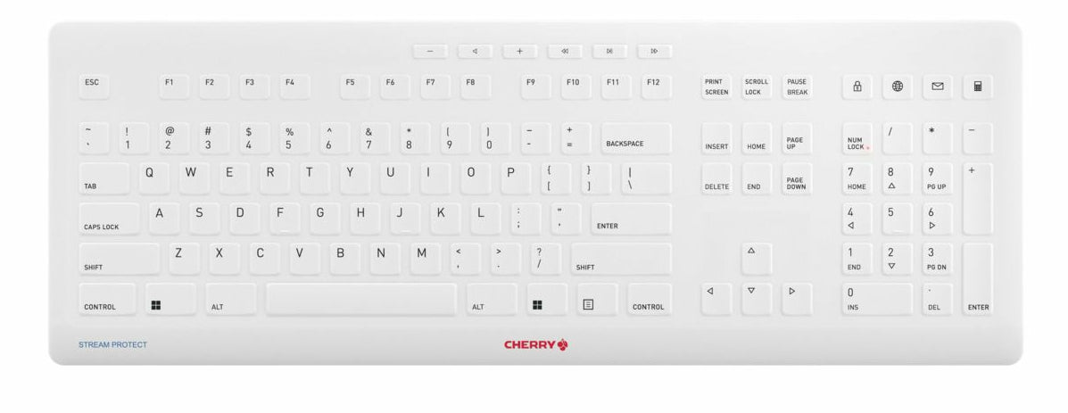 CHERRY JK-8552US-0 keyboard Universal RF Wireless QWERTY US English White