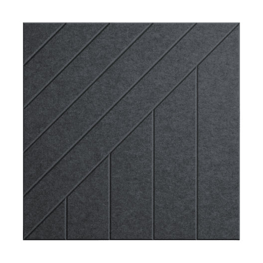 Middle Atlantic Products Focal Point TruTile Acoustic Wall Panel in Pearl Ice, Wide Slant