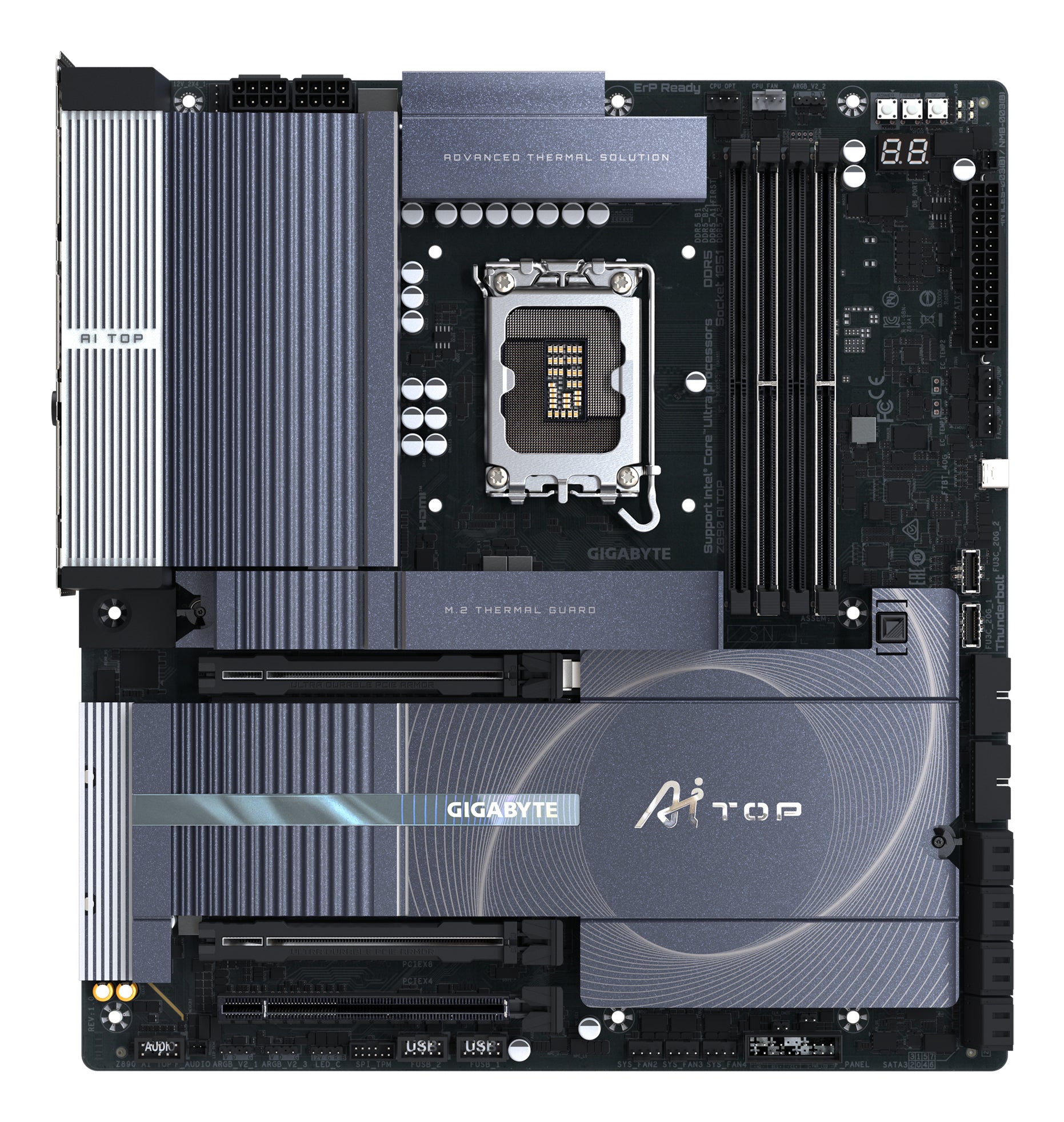 GIGABYTE Z890 AI TOP motherboard Intel Z890 LGA 1851 (Socket V1) Extended ATX