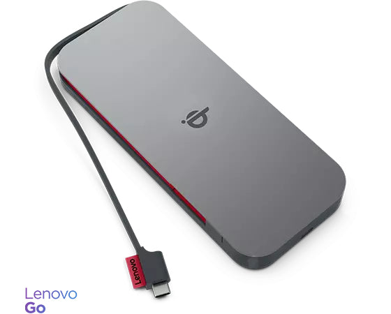 Lenovo GO Lithium Polymer (LiPo) 10000 mAh Wireless charging Gray