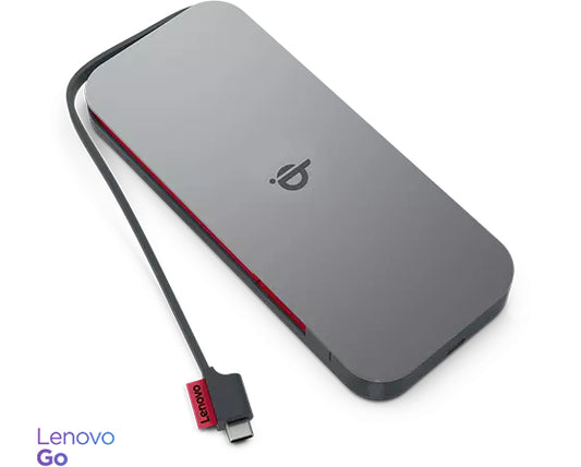 Lenovo GO Lithium Polymer (LiPo) 10000 mAh Wireless charging Gray