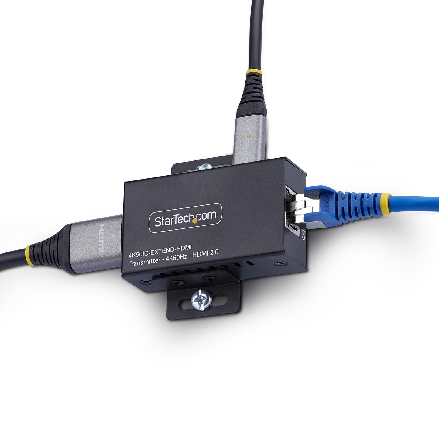 StarTech.com 4K50IC-EXTEND-HDMI AV extender AV transmitter & receiver Black