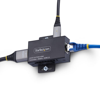 StarTech.com 4K50IC-EXTEND-HDMI AV extender AV transmitter & receiver Black