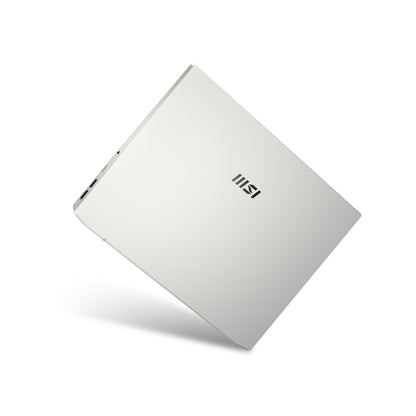 MSI Prestige A16 AI+ A3HMG-016US AMD Ryzen AI 9 365 Laptop 16" Quad HD+ 32 GB LPDDR5x-SDRAM 1 TB SSD Wi-Fi 7 (802.11be) Windows 11 Home Silver