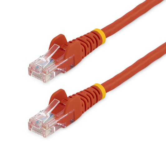 StarTech.com 15 ft Red Snagless Category 5e (350 MHz) UTP Patch Cable networking cable 179.9" (4.57 m)