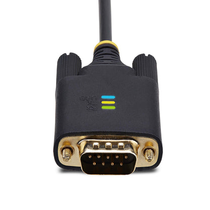 StarTech.com 1P6FFC-USB-SERIAL serial cable Black 78.7" (2 m) USB Type-A DB-9