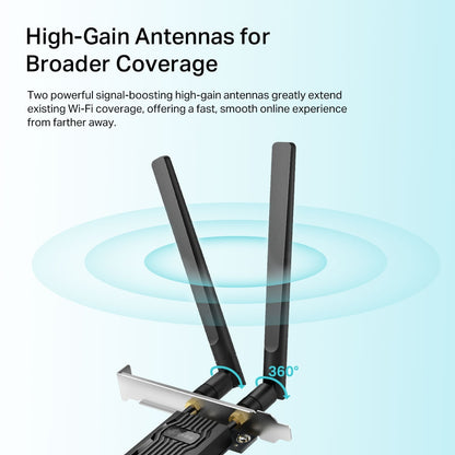TP-Link Archer TX20E Internal WLAN / Bluetooth 1800 Mbit/s