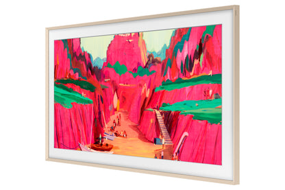 Samsung 65” Customisable Frame White Bezel (2025) - Sand Gold
