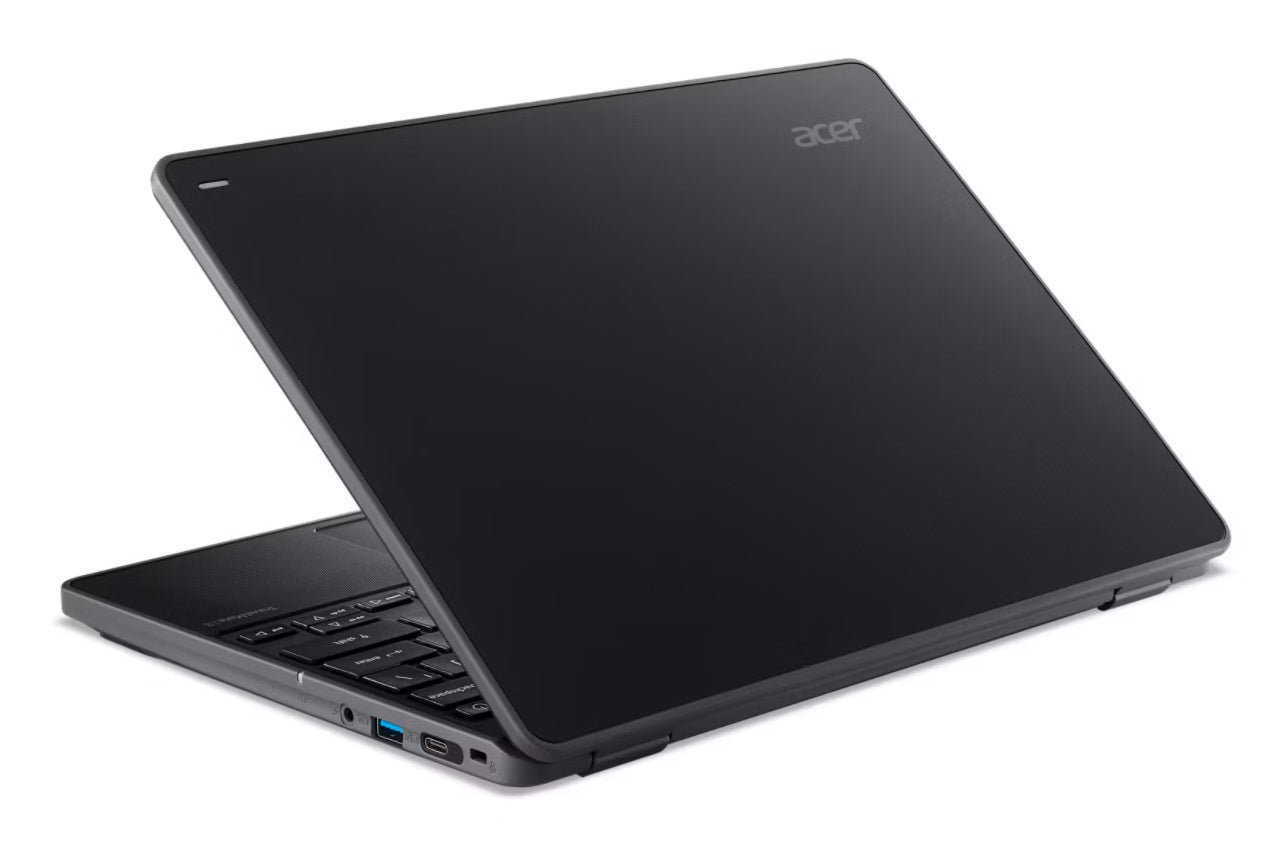 Acer TravelMate TMB311-34T-C9AJ Laptop 11.6" Touchscreen WXGA 8 GB LPDDR5-SDRAM 128 GB eMMC Wi-Fi 7 (802.11be) Windows 11 Pro Education Black