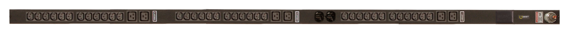 Vertiv Geist VHVBN449-102MB1TL21 power distribution unit (PDU) 44 AC outlet(s) 0U Black