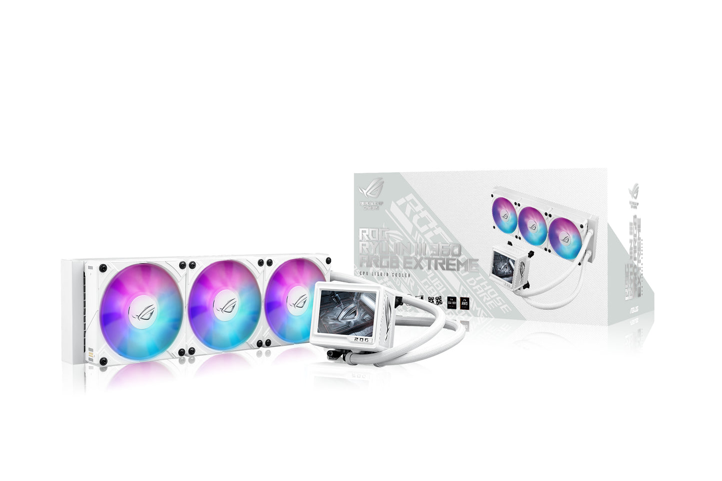 ASUS ROG RYUJIN III 360 ARGB EXTREME WHT Processor All-in-one liquid cooler 4.72" (12 cm) White 1 pc(s)