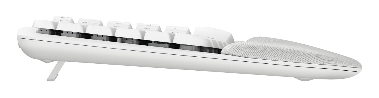 Logitech Wave Keys keyboard Universal RF Wireless + Bluetooth QWERTY English White
