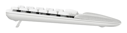Logitech Wave Keys keyboard Universal RF Wireless + Bluetooth QWERTY English White