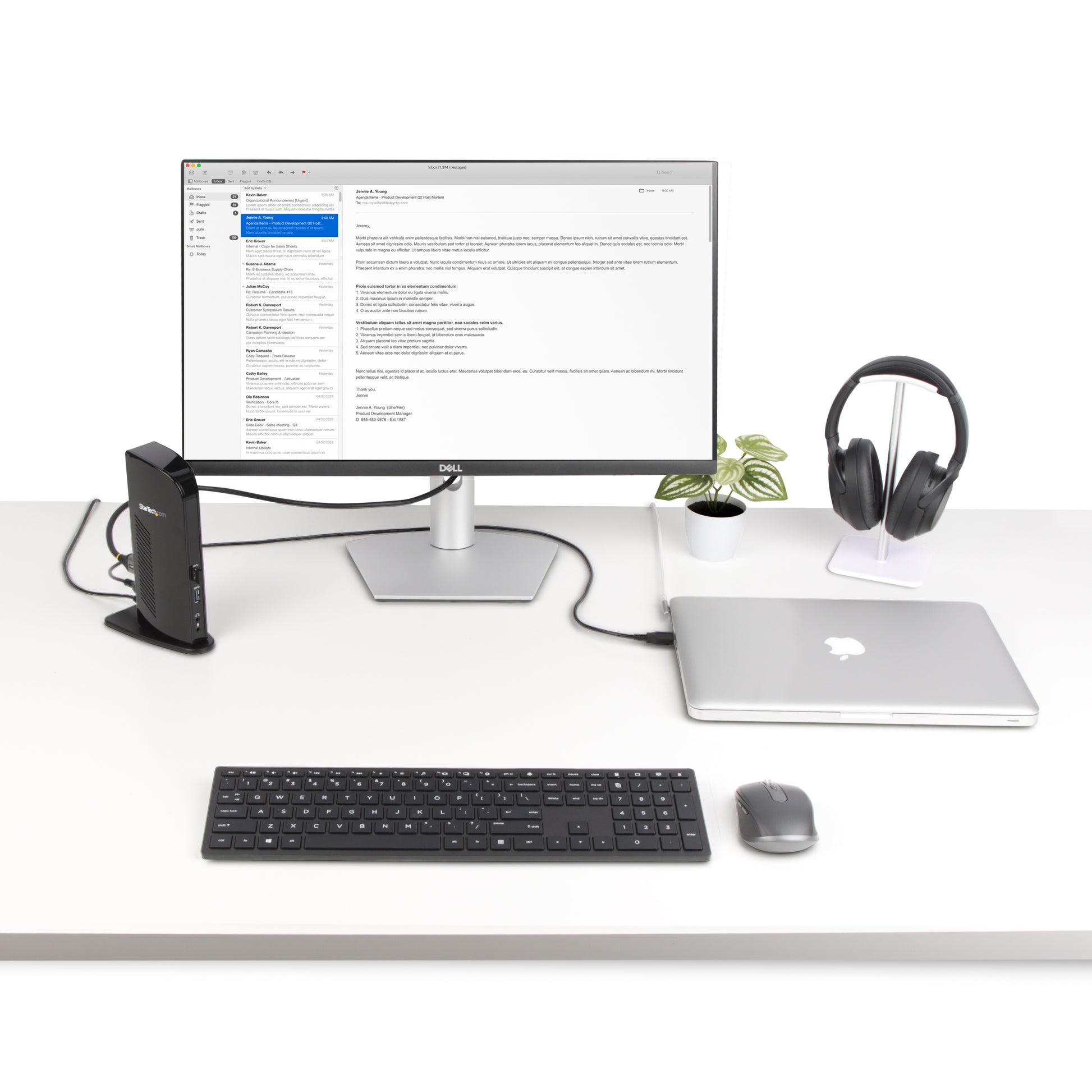 StarTech.com USB3SDOCKHD laptop dock/port replicator Wired USB 3.2 Gen 1 (3.1 Gen 1) Type-B Black