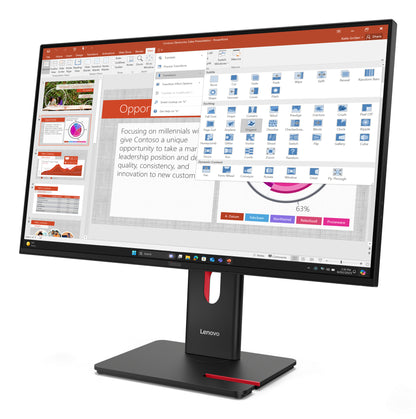 Lenovo ThinkVision T27-40 computer monitor 27" 1920 x 1080 pixels Full HD LED Black