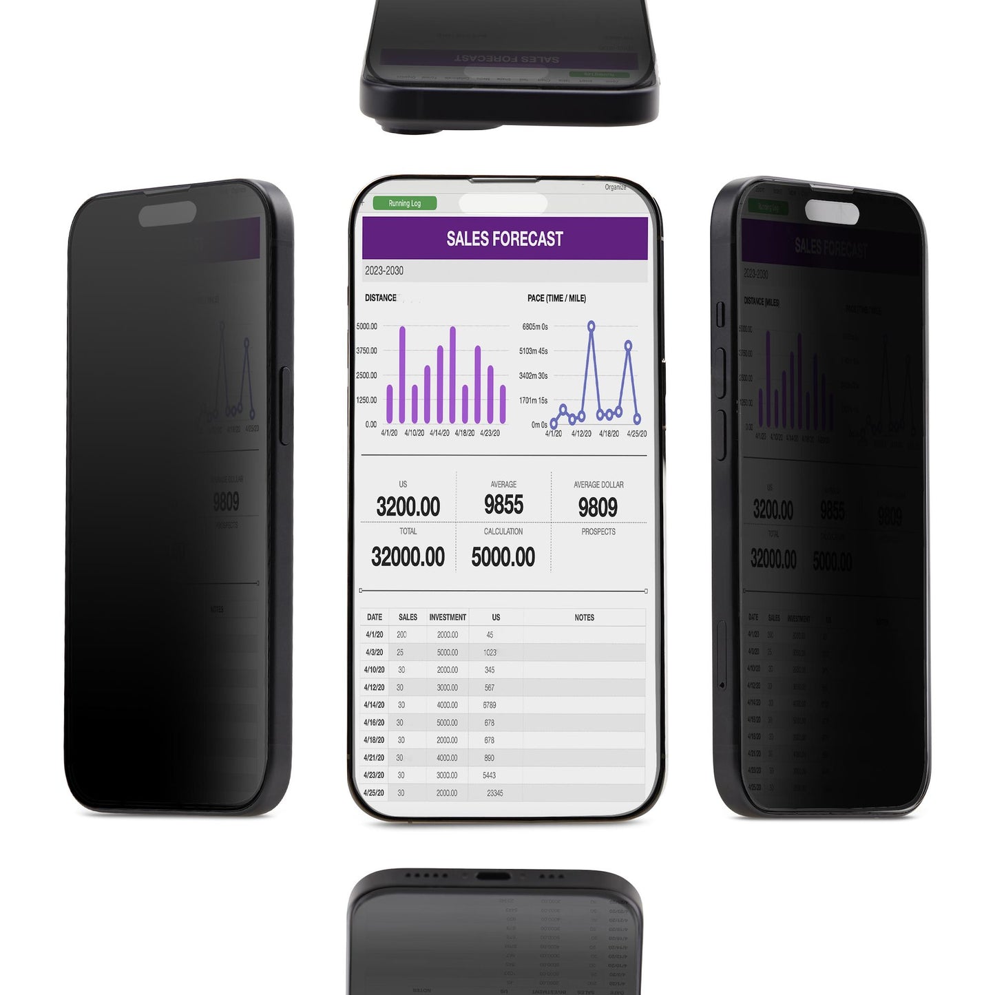 StarTech.com IP15T-PRIVACY-SCREEN display privacy filters 6.1" Smartphone Frameless display privacy filter