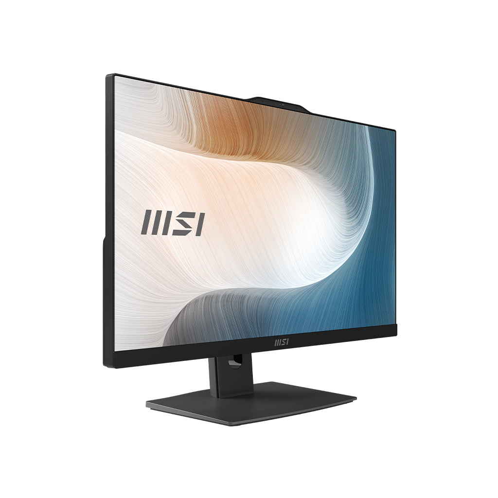 MSI Modern 1M-1096US Intel® Core™ i5 120U 23.8" 1920 x 1080 pixels Touchscreen All-in-One PC 16 GB DDR5-SDRAM 1 TB SSD Windows 11 Home Wi-Fi 6E (802.11ax) Black