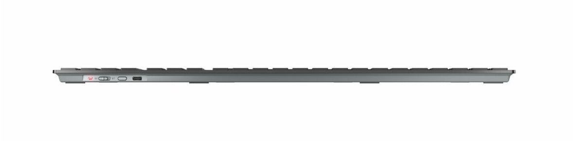 CHERRY JK-9100US-2 keyboard Universal USB + RF Wireless + Bluetooth QWERTY US English Black, Gray