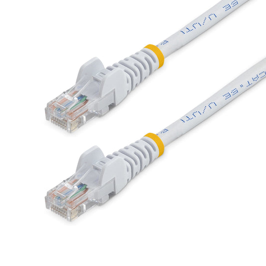 StarTech.com 25 ft White Snagless Category 5e (350 MHz) UTP Patch Cable networking cable 300" (7.62 m)