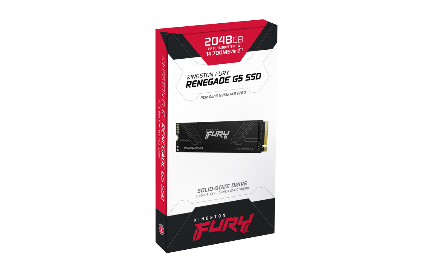 Kingston Technology FURY Renegade G5 2 TB M.2 PCI Express 5.0 NVMe 3D TLC