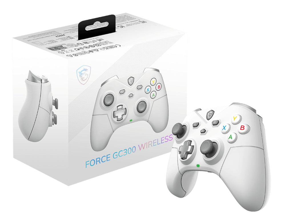 MSI FORCE GC300 WIRELESS WHITE USB 2.0 Gamepad Analogue PC