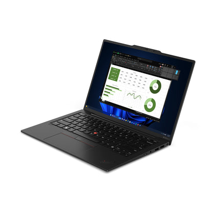 Lenovo ThinkPad X1 Carbon Gen 12 Intel Core Ultra 5 135U Laptop 14" Touchscreen WUXGA 16 GB LPDDR5x-SDRAM 512 GB SSD Wi-Fi 6E (802.11ax) Windows 11 Pro English Black