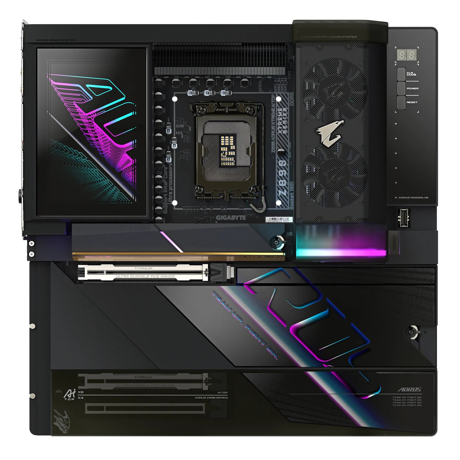 GIGABYTE Z890 AORUS XTREME AI TOP Intel Z890 LGA 1851 (Socket V1) Extended ATX