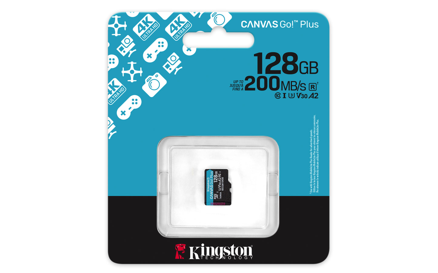 Kingston Technology Canvas Go! Plus 128 GB MicroSD UHS-I Class 10