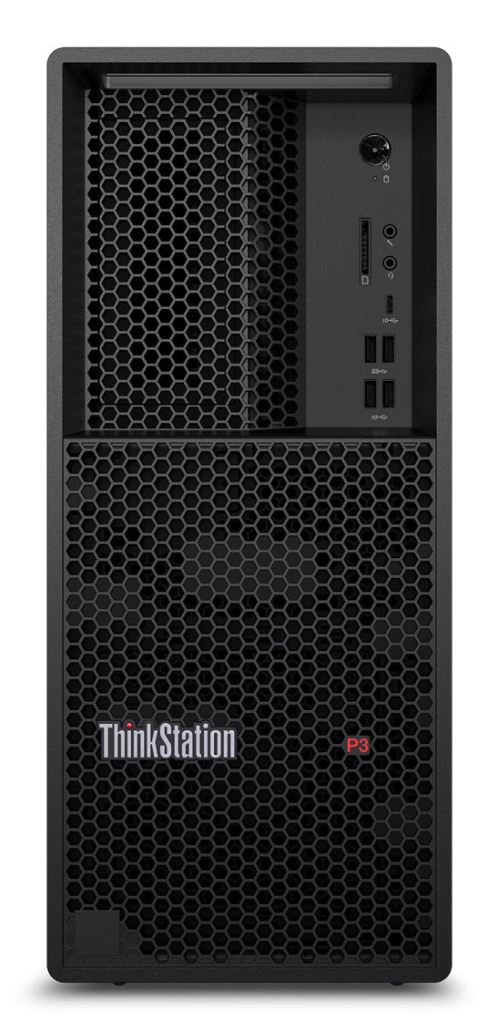 Lenovo ThinkStation P3 Intel® Core™ i9 i9-13900 32 GB DDR5-SDRAM 1 TB SSD NVIDIA T400 Windows 11 Pro Tower Workstation Black