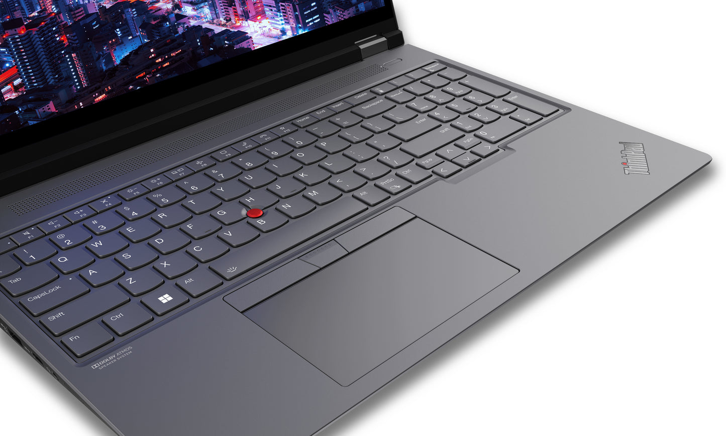 Lenovo ThinkPad P16 Gen 2 Intel® Core™ i7 i7-14700HX Mobile workstation 16" WQXGA 16 GB DDR5-SDRAM 512 GB SSD NVIDIA RTX 1000 Ada Wi-Fi 6E (802.11ax) Windows 11 Pro English Gray, Black