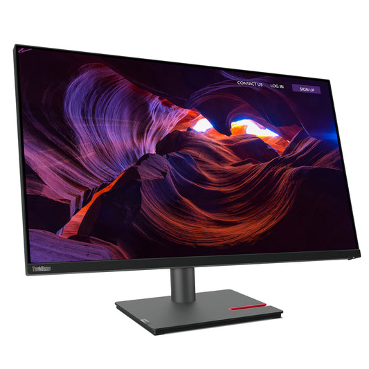 Lenovo ThinkVision P32p-30 + MC 60 computer monitor 31.5" 3840 x 2160 pixels 4K Ultra HD LED Black