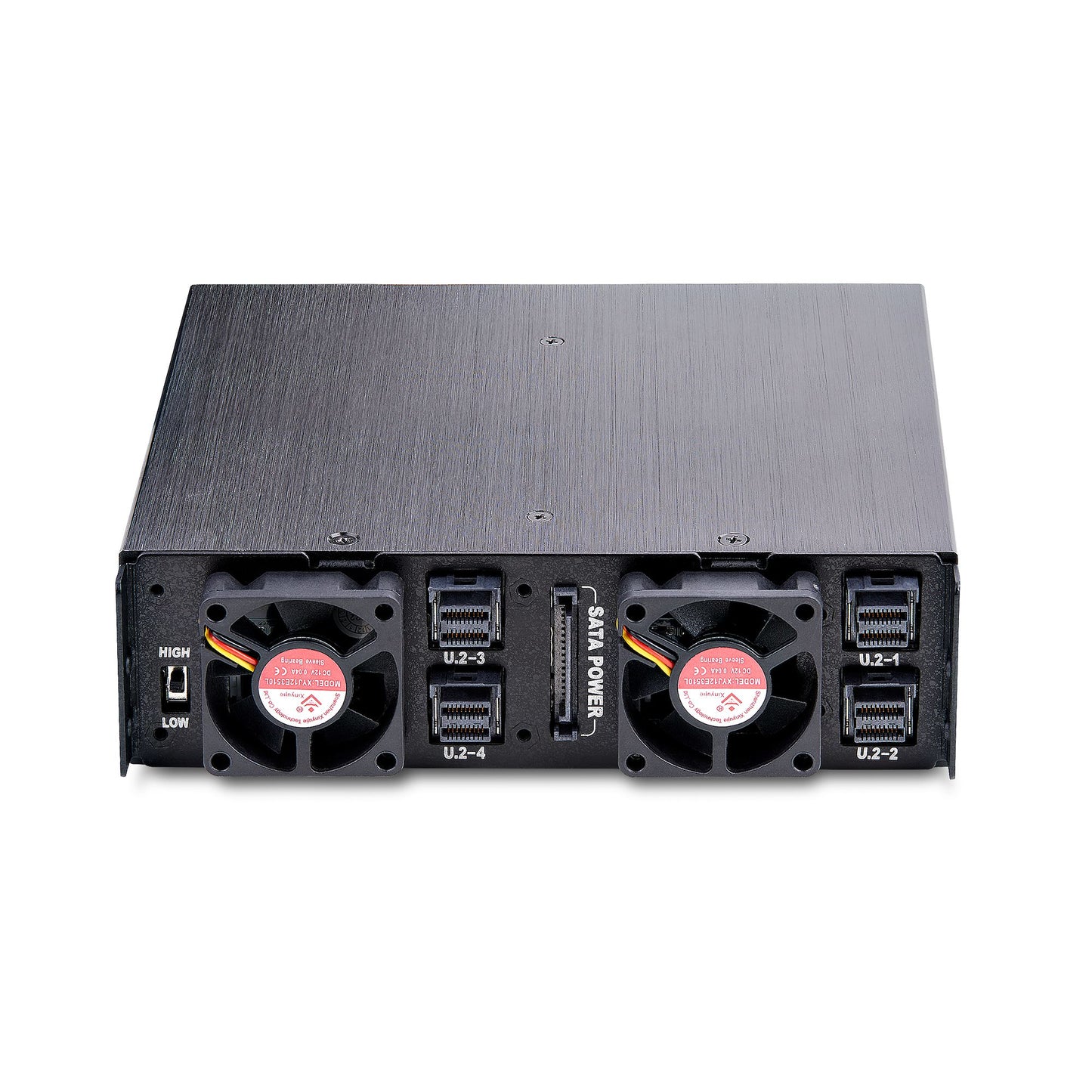 StarTech.com 4U2525-SAS-BACKPLANE drive bay panel 5.25" Storage drive tray Black