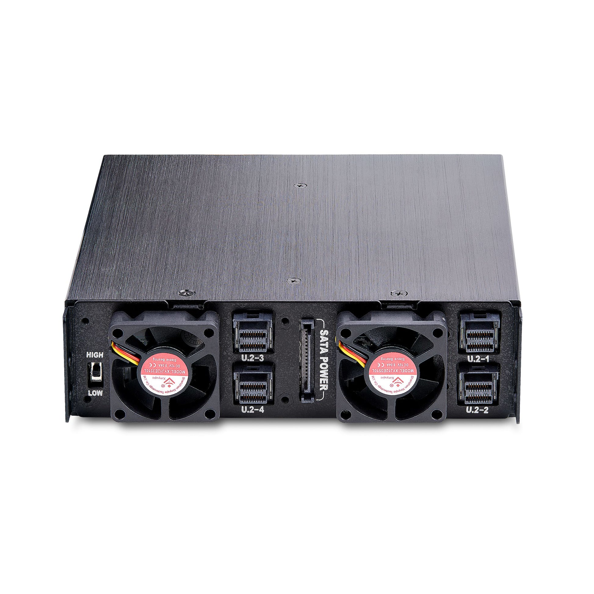 StarTech.com 4U2525-SAS-BACKPLANE drive bay panel 5.25" Storage drive tray Black