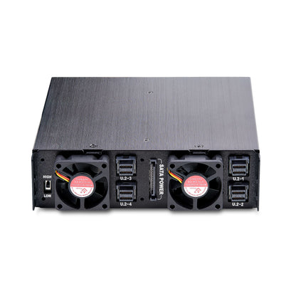 StarTech.com 4U2525-SAS-BACKPLANE drive bay panel 5.25" Storage drive tray Black