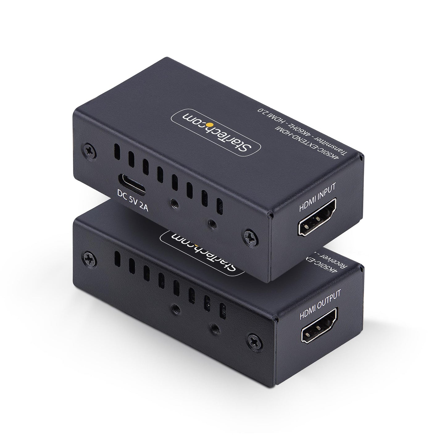 StarTech.com 4K50IC-EXTEND-HDMI AV extender AV transmitter & receiver Black