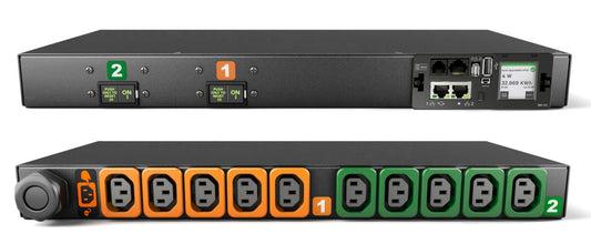 Vertiv Geist MN05M1R1-10L138-3TL6A0H10-S power distribution unit (PDU) 10 AC outlet(s) 0U Black