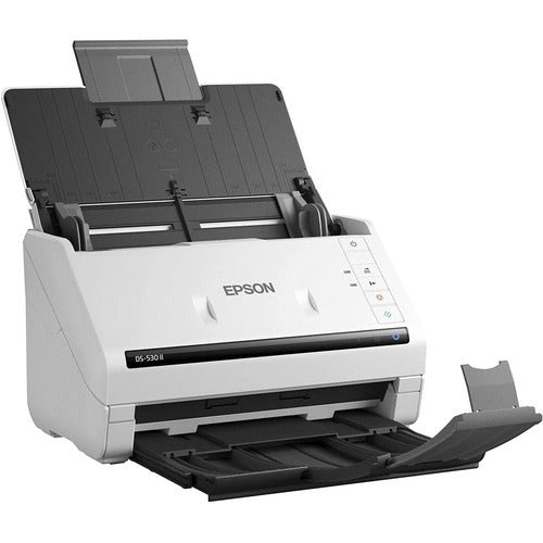Epson DS-530 II Large Format ADF Scanner - 600 dpi Optical - 30-bit Color - 24-bit Grayscale - 35 ppm (Mono) - 35 ppm (Color) - Duplex Scanning - USB
