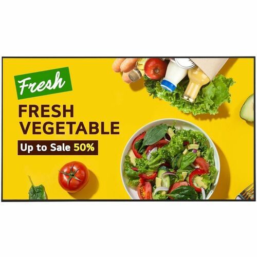 LG 65'''' UV5N-E UHD Digital Signage with BrightSignOS - 65" LCD - In-plane Switching (IPS) Technology - 24 Hours/7 Days Operation - 3840 x 2160 - 16:9 - 8 ms - Edge LED - 500 Nit - 2160p - HDMI - USB - Serial - Wireless LAN - Bluetooth -