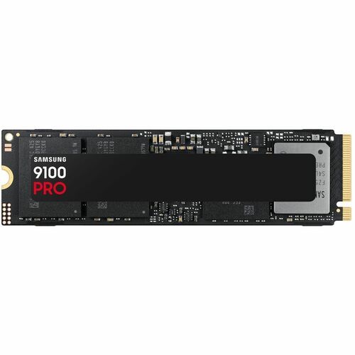 Samsung 9100 PRO 1 TB Solid State Drive - M.2 2280 Internal - PCI Express NVMe (PCI Express NVMe 5.0 x4) - Black - Notebook, Desktop PC, Storage System, Gaming Console, PlayStation Device Supported - 600 TB TBW - 5 Year Warranty