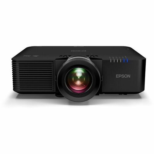 Epson PowerLite L695SU Short Throw 3LCD Projector - 21:9 - Wall Mountable, Ceiling Mountable - Black - 1920 x 1200 - Front, Rear, Ceiling - 2160p - 20000 Hour Normal Mode - 30000 Hour Economy Mode - WUXGA - 5,000,000:1 - 6200 lm - HDMI - USB - Wireless